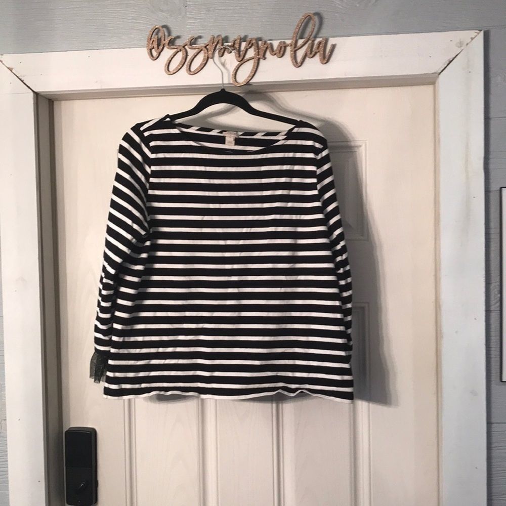 J Crew Striped Shirt